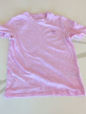 adidas Kids Light Pink Trefoil Short Sleeve Tee